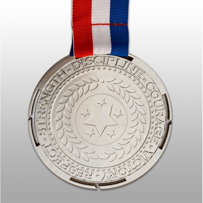 100MM MOTIVATION MEDAL (3MM THICK) - GOLD, SILVER OR BRONZE